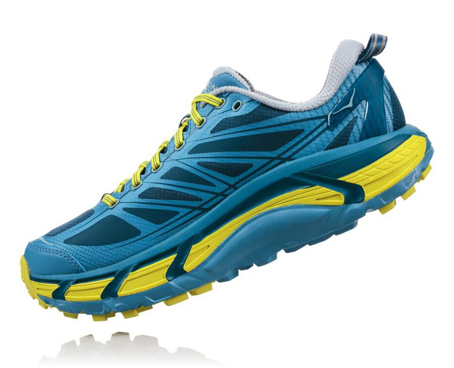 Tenis Trail Hoka One One Masculino Azuis - Mafate Speed 2 - 723-NFAHLE